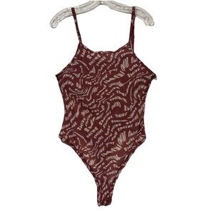 SKIMS Summer Mesh Strappy Bodysuit Raspberry Swirl Plus Size 4X